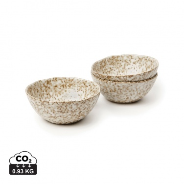 Logotrade promotional giveaways photo of: VINGA Nuvem stoneware mini bowl, 3 pcs set