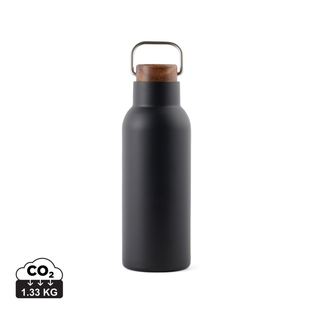 Logo trade promotional gifts picture of: VINGA Ciro RCS recycled vacuum bottle 580ml