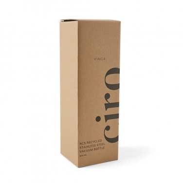 Logotrade advertising product image of: VINGA Ciro RCS recycled vacuum bottle 800ml