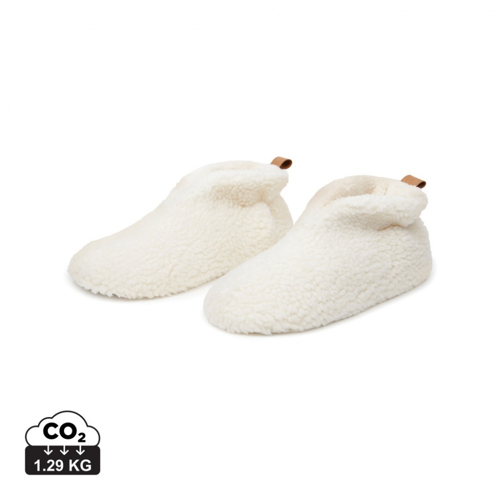 Logotrade promotional gift picture of: VINGA Santos RCS recycled pet cosy slippers