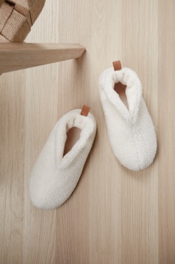 Logo trade promotional giveaways image of: VINGA Santos RCS recycled pet cosy slippers