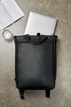 Logo trade promotional product photo of: VINGA Bermond RCS recycled PU backpack