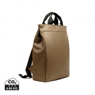Logotrade advertising product image of: VINGA Bermond RCS recycled PU backpack