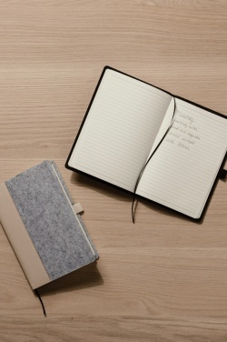 Logotrade promotional merchandise picture of: VINGA Albon GRS recycled felt notebook