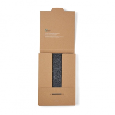 Logo trade advertising products picture of: VINGA Albon GRS recycled felt notebook