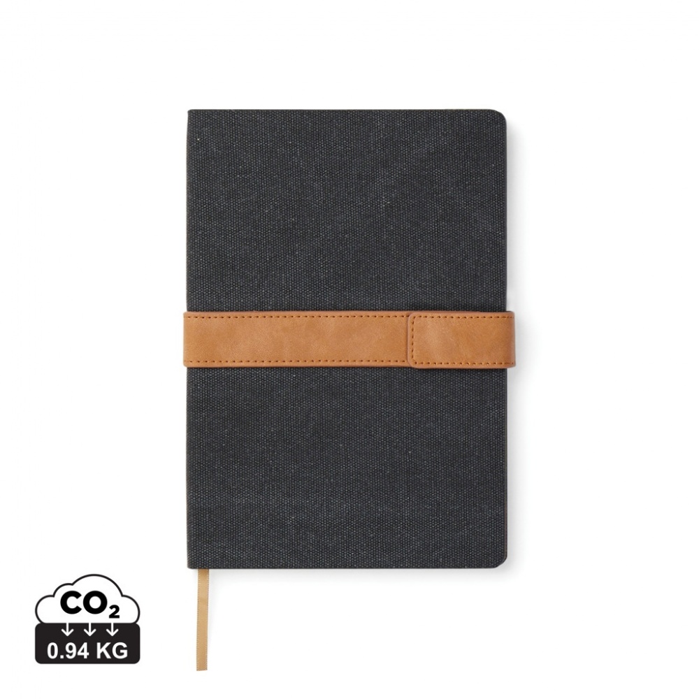 Logo trade promotional merchandise image of: VINGA Bosler RCS recycled paper notebook