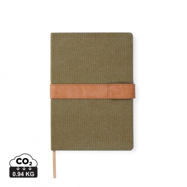 Logo trade promotional giveaway photo of: VINGA Bosler RCS recycled paper notebook