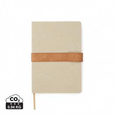Logo trade promotional gifts image of: VINGA Bosler RCS recycled paper notebook