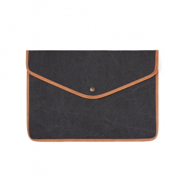Logo trade promotional product photo of: VINGA Bosler GRS recycled canvas 16" laptop sleeve