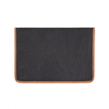 Logo trade promotional merchandise picture of: VINGA Bosler GRS recycled canvas 16" laptop sleeve