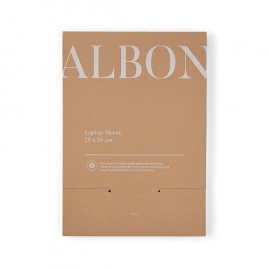 Logotrade promotional merchandise image of: VINGA Albon GRS recycled felt 15" laptop sleeve