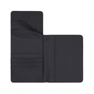 Logo trade promotional giveaways image of: VINGA Baltimore RCS recycled polyester RFID passport cover