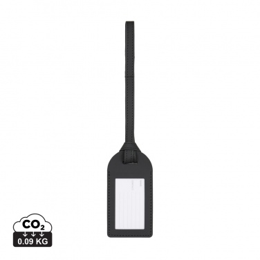 Logo trade corporate gift photo of: VINGA Baltimore RCS recycled polyester luggage tag