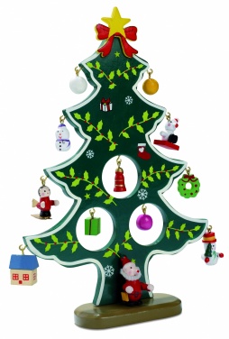 Logotrade advertising product picture of: Wooden xmas tree decoration