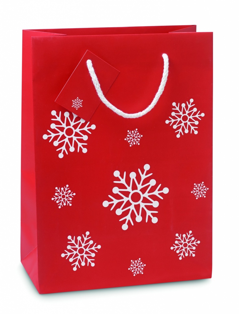 Logo trade promotional giveaways image of: Gift paper bag medium