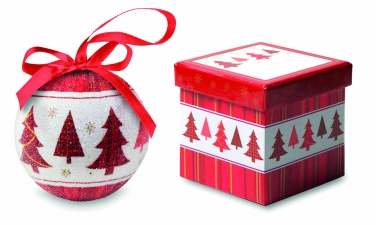 Logo trade promotional items image of: Christmas bauble in gift box