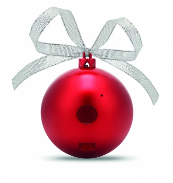 Logo trade business gift photo of: Speaker Christmas ball