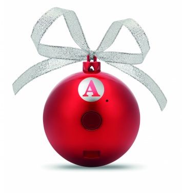 Logotrade promotional giveaway image of: Speaker Christmas ball