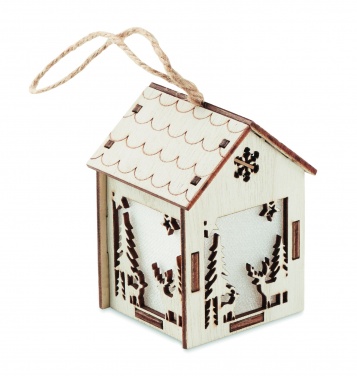 Logotrade promotional items photo of: MDF house with light