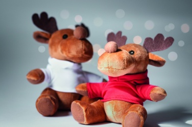 Logotrade promotional item picture of: Plush reindeer with hoodie