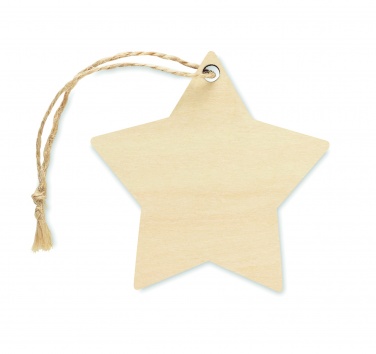 Logo trade business gifts image of: Christmas ornament star