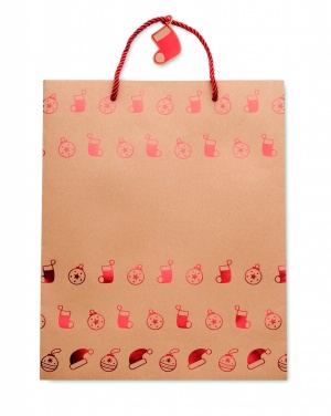 Logotrade promotional merchandise image of: Gift paper bag with pattern