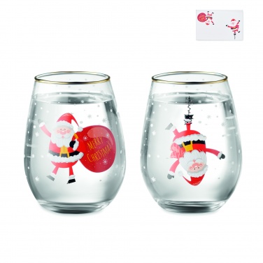 Logotrade promotional product image of: Set of 2 Christmas glasses