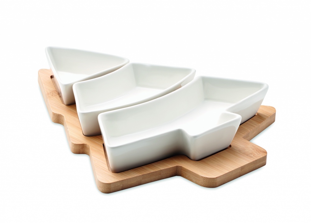 Logo trade advertising products picture of: Christmas tree serving tray