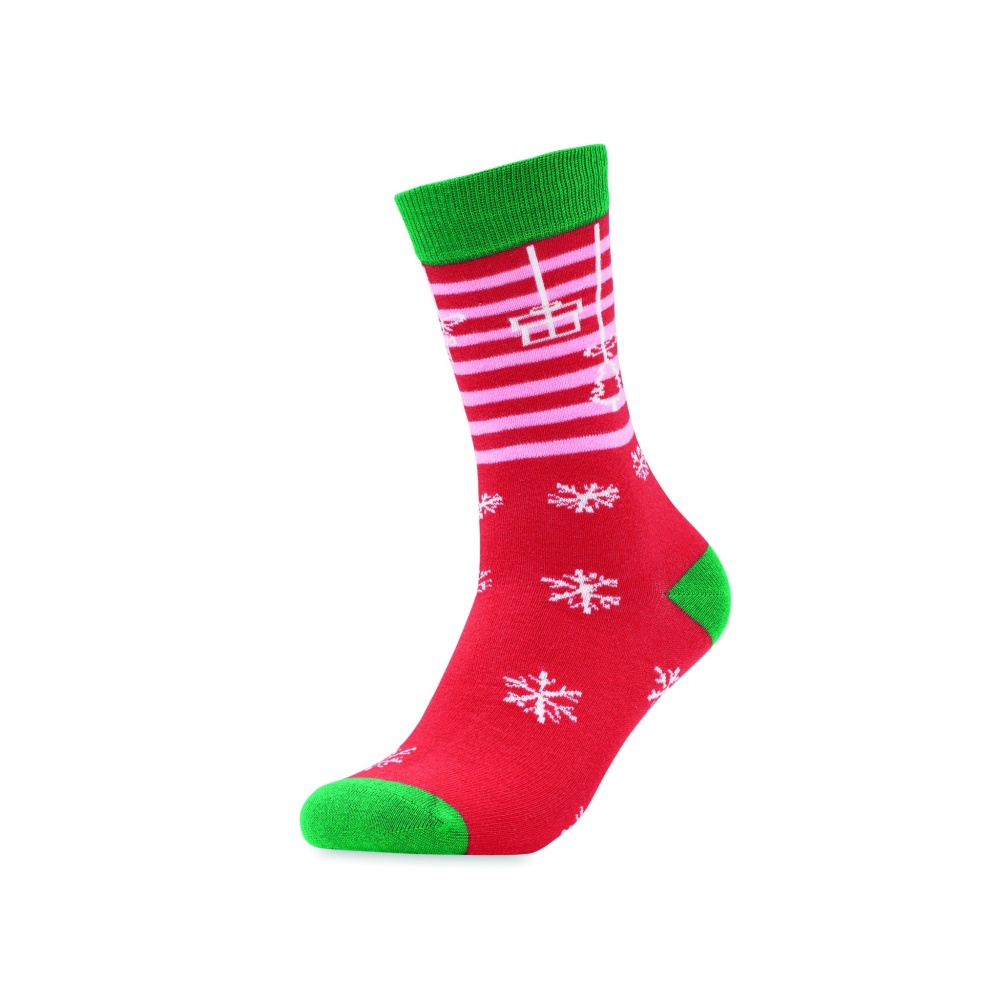 Logo trade promotional items picture of: Pair of Christmas socks M