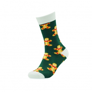 Logo trade promotional giveaway photo of: Pair of Christmas socks M