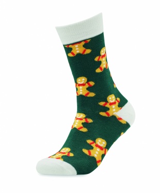 Logo trade business gifts image of: Pair of Christmas socks L