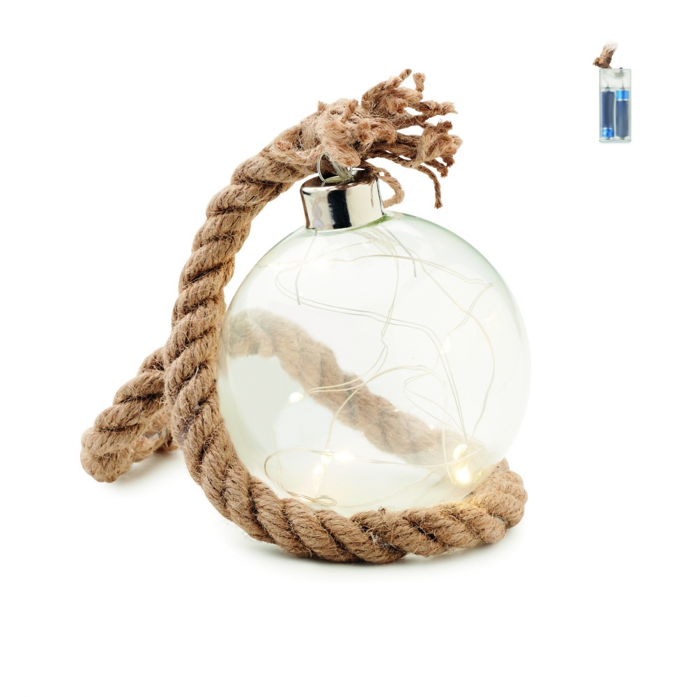 Logotrade promotional items photo of: Glass bauble LED light