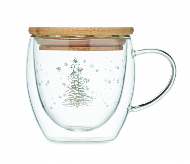 Logo trade promotional items picture of: Double wall borosilicate mug