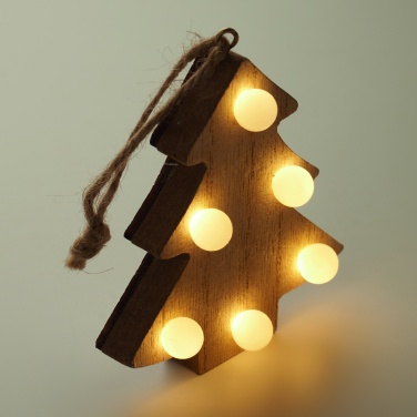 Logotrade promotional merchandise picture of: Wooden weed tree with lights