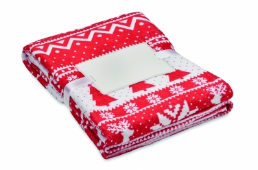 Logotrade promotional gift image of: RPET fleece blanket 190 gr/m²