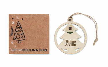 Logotrade advertising products photo of: Wooden tree shape hanger