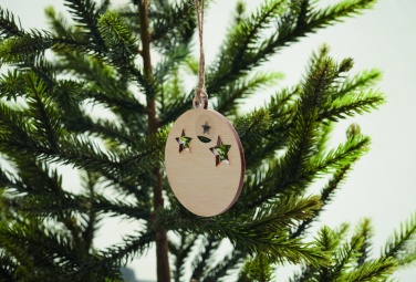 Logotrade promotional giveaways photo of: Wooden bauble shape hanger