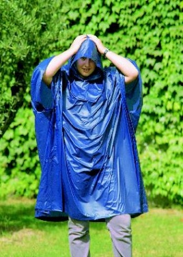 Logo trade promotional giveaways picture of: Raincoat in pouch
