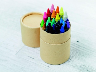 Logo trade promotional gift photo of: 30 wax crayons