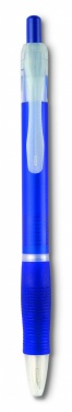 Logo trade business gifts image of: Ball pen with rubber grip