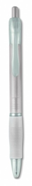 Logo trade promotional items image of: Ball pen with rubber grip