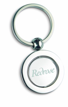 Logo trade advertising product photo of: Globe metal key ring  WORLD