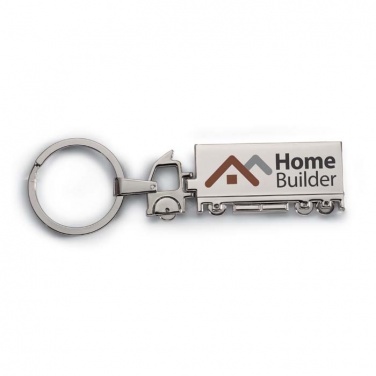 Logotrade promotional merchandise image of: Truck metal key ring Oulu
