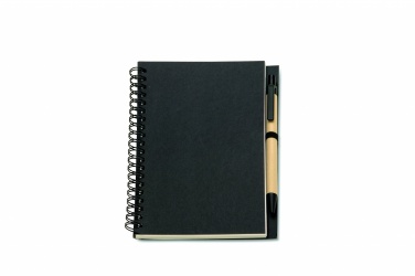 Logotrade promotional products photo of: B6 Recycled notebook with pen