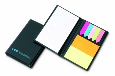Logo trade promotional giveaways picture of: Memo pad with page markers