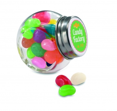 Logotrade promotional giveaway image of: Glass jar with jelly beans