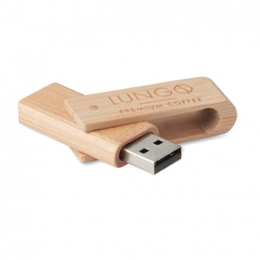 Logo trade promotional product photo of: Bamboo USB    16GB