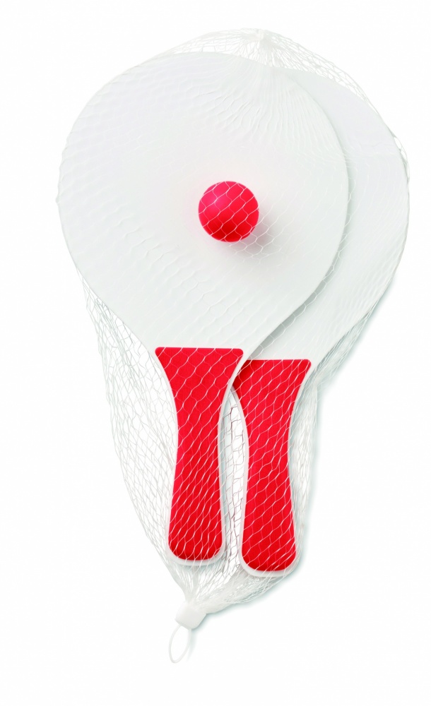 Logo trade promotional items image of: Small Beach tennis set