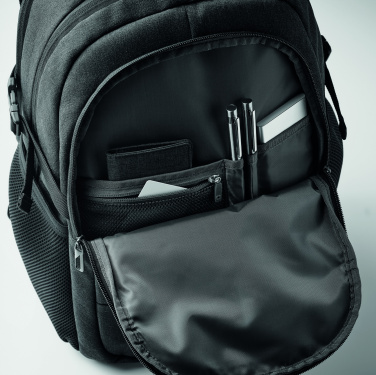 Logo trade corporate gift photo of: 600D RPET laptop backpack