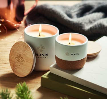 Logo trade promotional items picture of: Plant based wax candle 80 gr